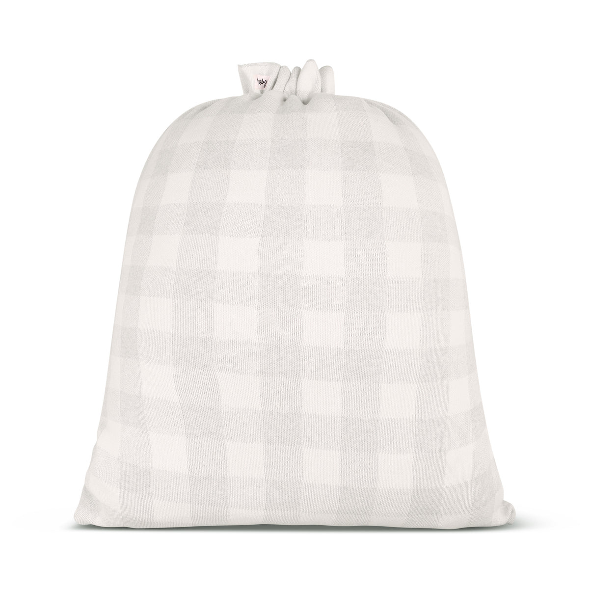 Classic Christmas Santa Sack in Snow Marle Gingham - personalised and made to order by Namely Co, view 2