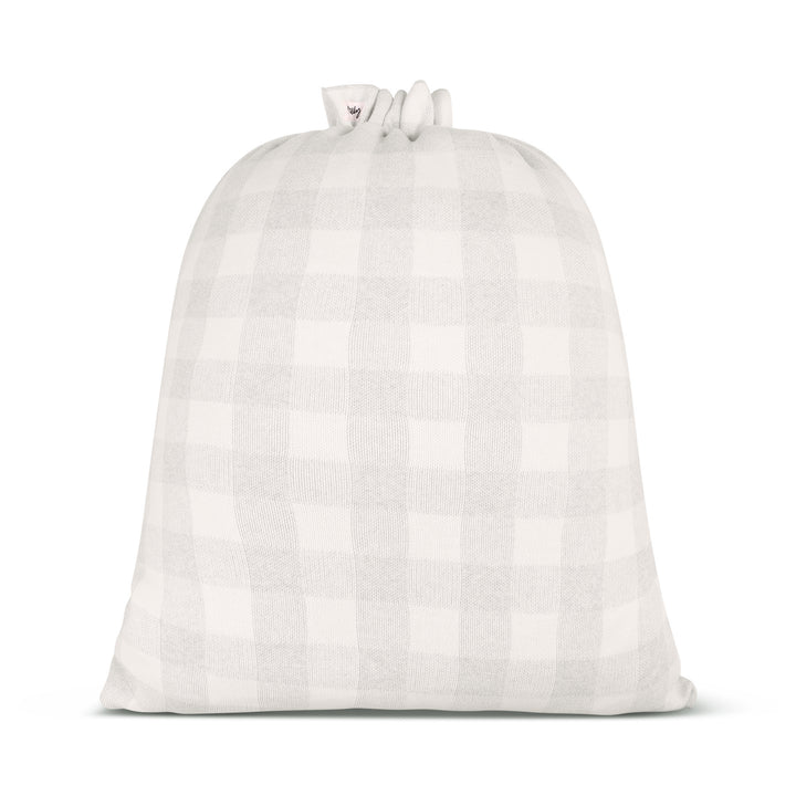 Classic Christmas Santa Sack in Snow Marle Gingham - personalised and made to order by Namely Co, view 2