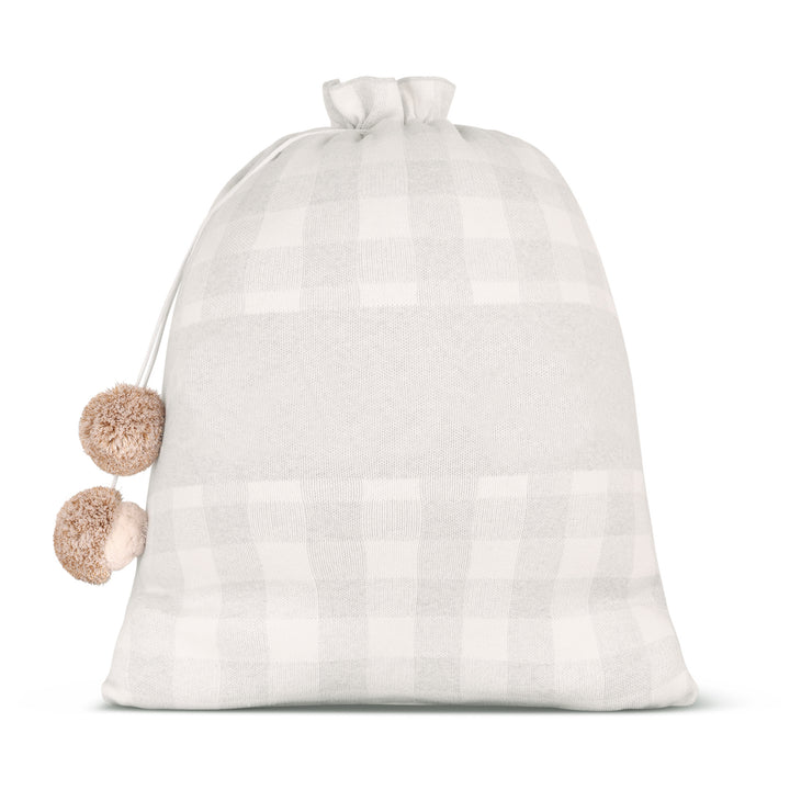 Classic Christmas Santa Sack in Snow Marle Gingham - personalised and made to order by Namely Co, view 3
