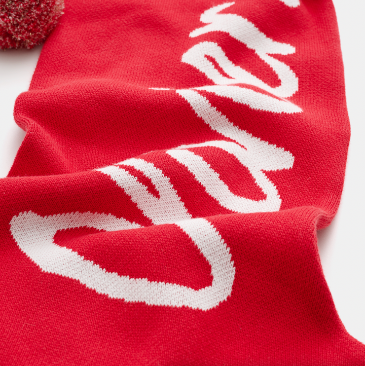 Classic Christmas Santa Stocking in Red - personalised and made to order by Namely Co, view 4