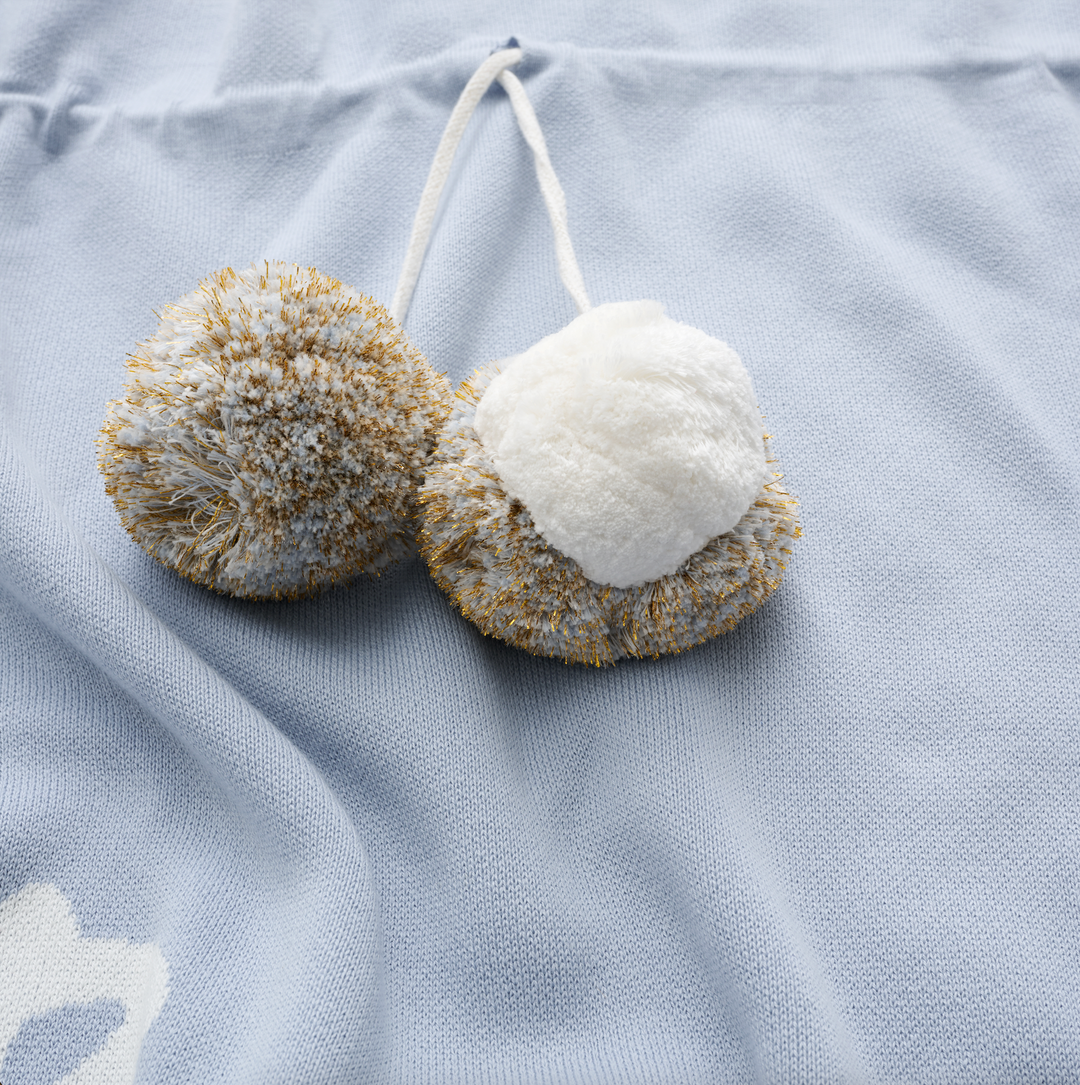 Classic Christmas Santa Sack in Kentucky Blue - personalised and made to order by Namely Co, view 4