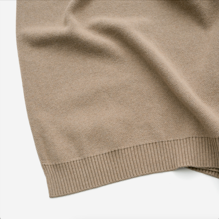 Classic Name Blanket in Light Camel - personalised and made to order by Namely Co, view 4