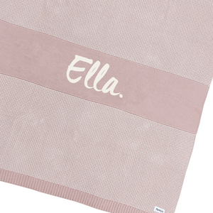 
                  
                    Load image into Gallery viewer, Ella - Two Tone Cot Blanket - Sample
                  
                