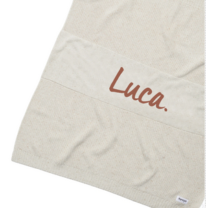 
                  
                    Load image into Gallery viewer, Luca - Chunky Knit Bassinet Blanket - Sample
                  
                