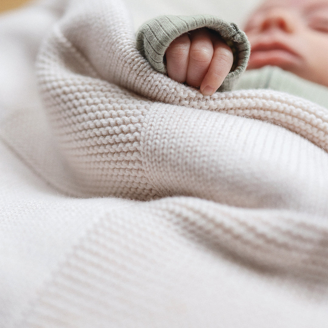 Checkerboard Name Blanket in Oatmeal - personalised and made to order by Namely Co, view 14