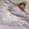 Rib Marle Name Blanket - Lilac