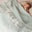 Rib Marle Name Blanket - Haze Blue