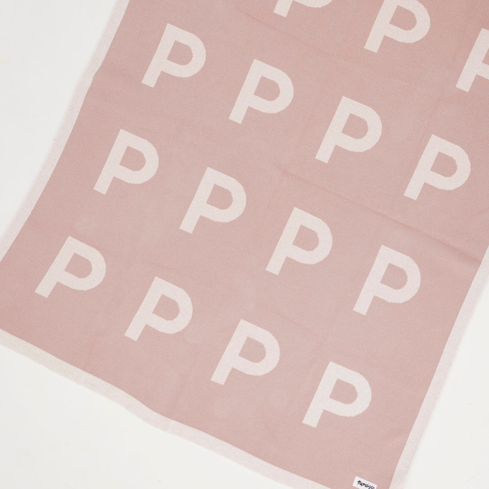 
                  
                    Load image into Gallery viewer, Multi Letter Blanket - Ballet Pink
                  
                