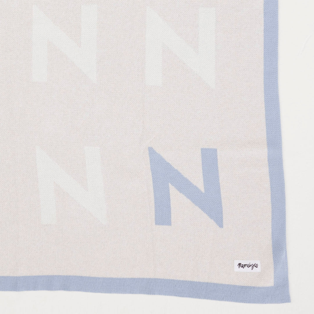 Multi Letter Blanket in Kentucky Blue - personalised and made to order by Namely Co, view 3