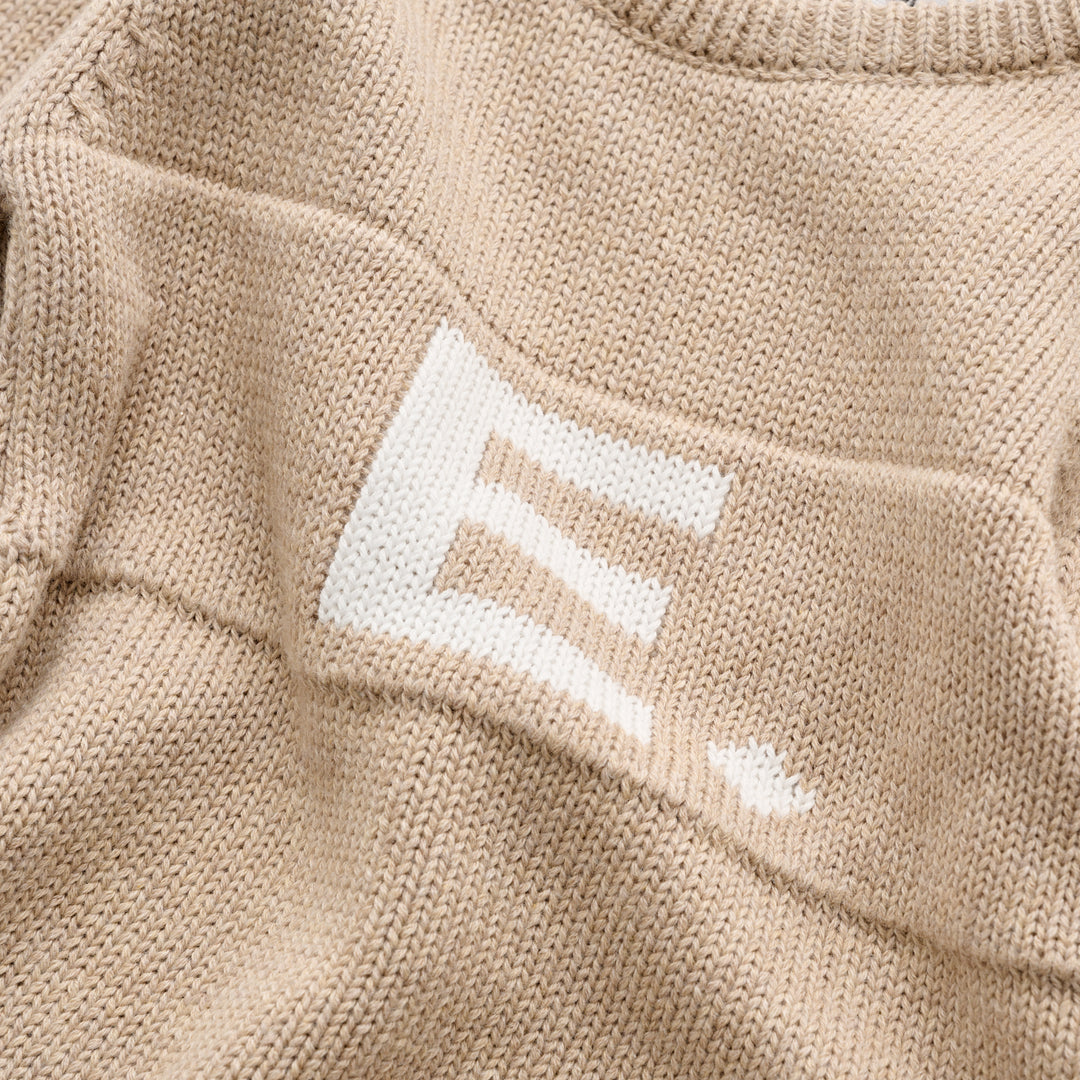 Letter Bodysuit in Light Camel - personalised and made to order by Namely Co, view 4