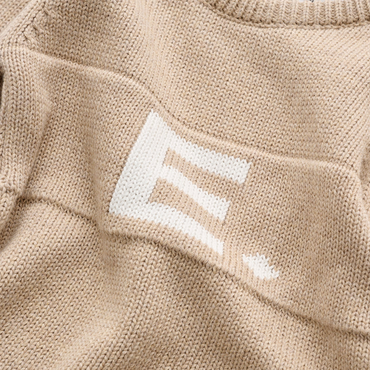 Letter Bodysuit in Light Camel - personalised and made to order by Namely Co, view 4