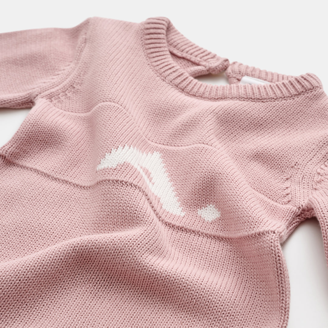 Letter Bodysuit in Ballet Pink - personalised and made to order by Namely Co, view 5