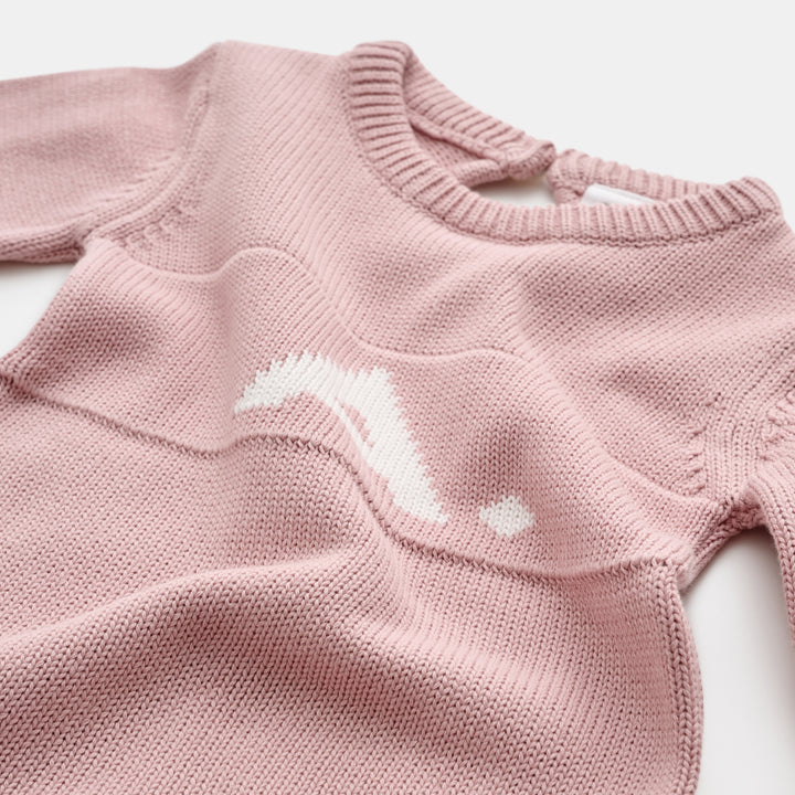 Letter Bodysuit in Ballet Pink - personalised and made to order by Namely Co, view 5