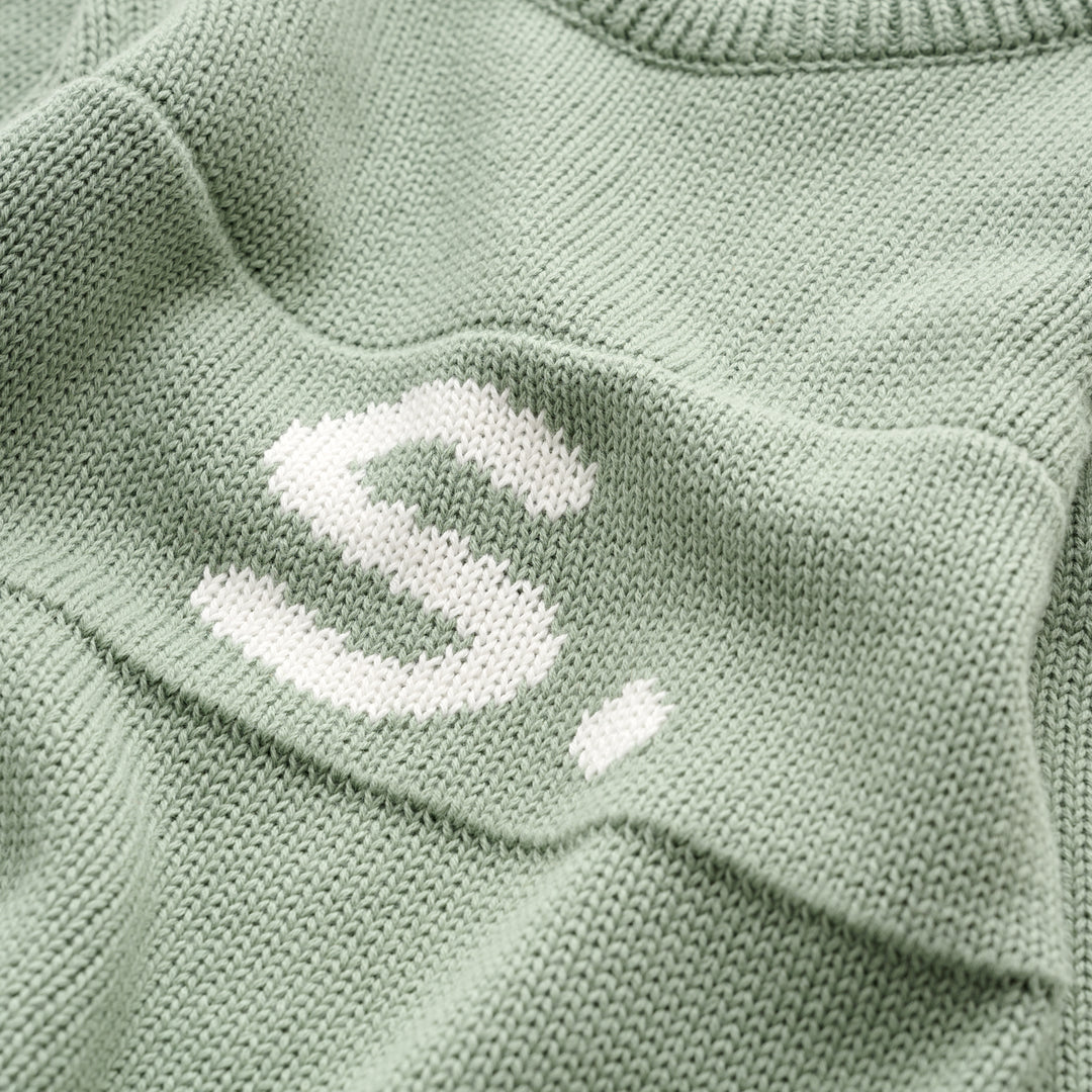Letter Bodysuit in Lily Pad - personalised and made to order by Namely Co, view 3