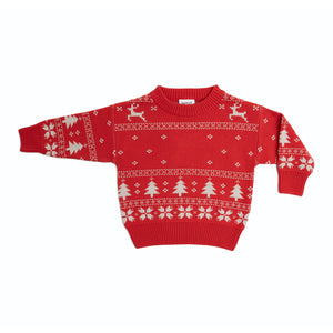 
                  
                    Load image into Gallery viewer, Kids Christmas Fair Isle Jumper
                  
                
