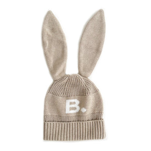 
                  
                    Load image into Gallery viewer, Bunny Beanie Light Camel &amp;amp; Ivory
                  
                