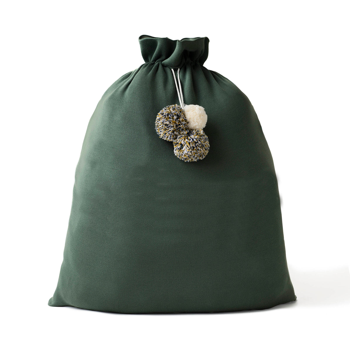 Classic Christmas Santa Sack in Dark Forest - personalised and made to order by Namely Co, view 2