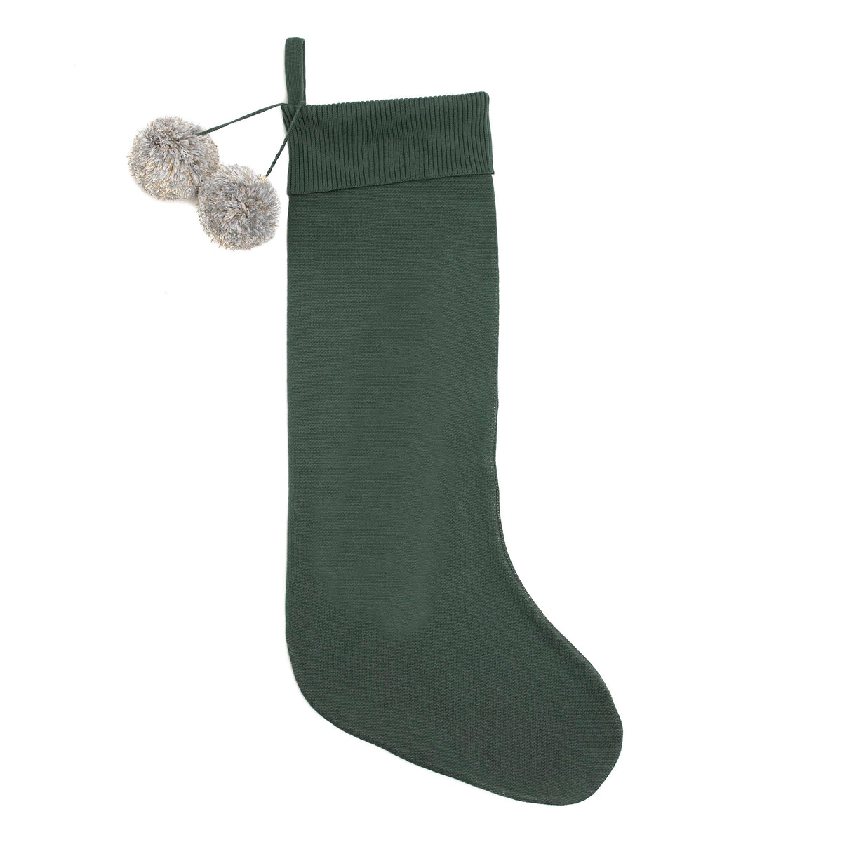 Classic Christmas Santa Stocking in Dark Forest - personalised and made to order by Namely Co, view 2